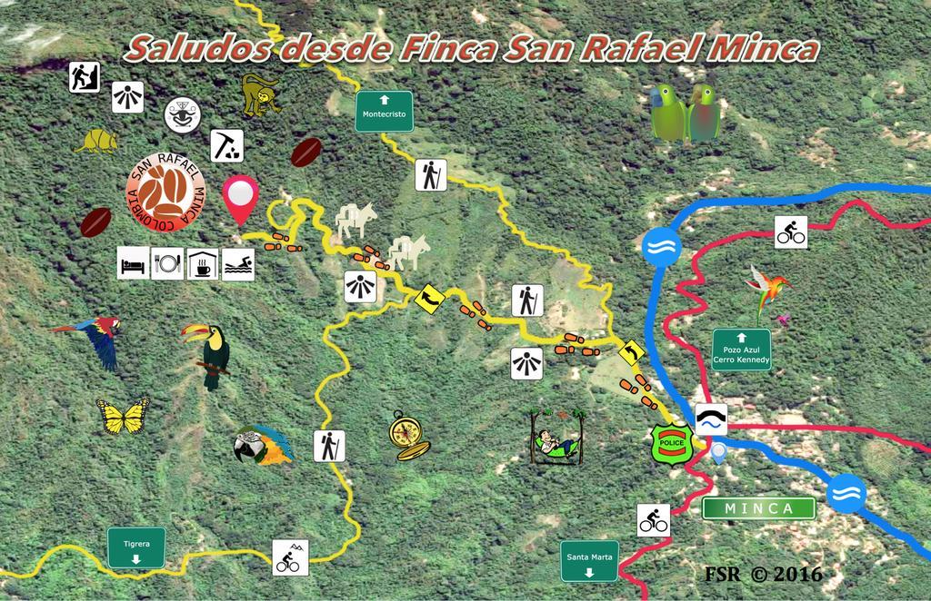 Finca San Rafael - Cafe Y Cacao มินกา ภายนอก รูปภาพ